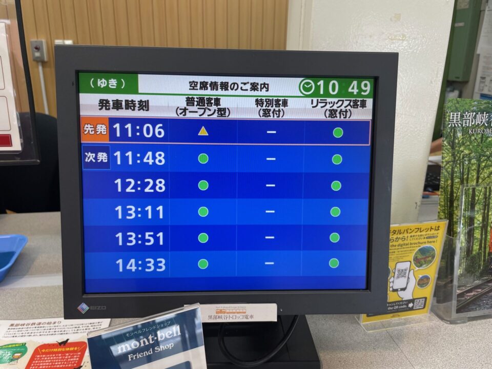 黒部トロッコ列車